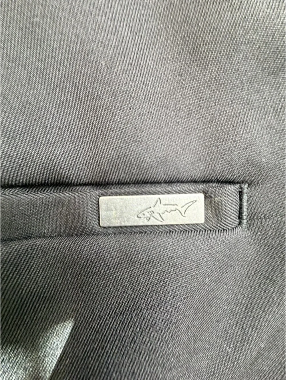 Greg Norman Tasso Ella Mens Dress Pants 32W 30L Black Polyester Flat Front